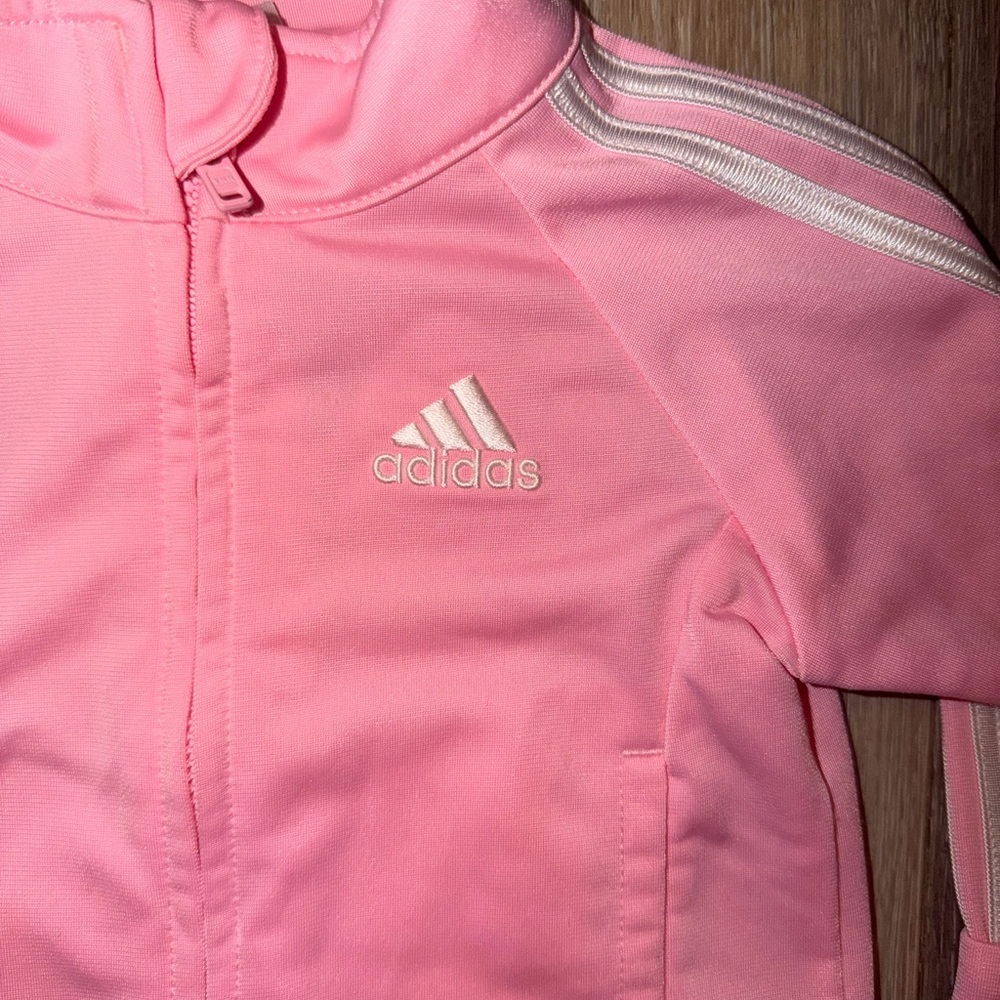 Pink Adidas Baby Track Jacket LOVE - Picture 4 of 5